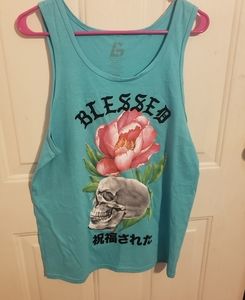 Tank Top Rose Blessed Men's Medium